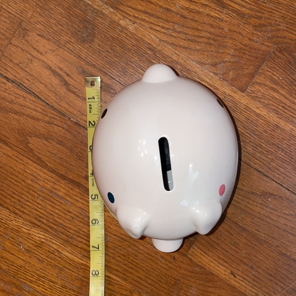 Polka dot girly piggy bank - Picture 5 of 6
